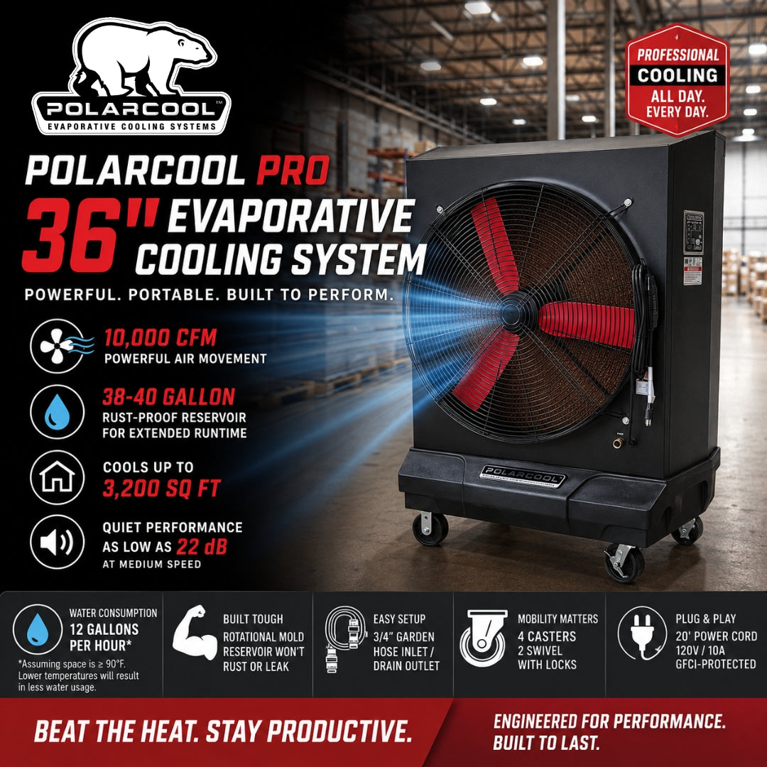 Best Evaporative Cooler Fans for Garages